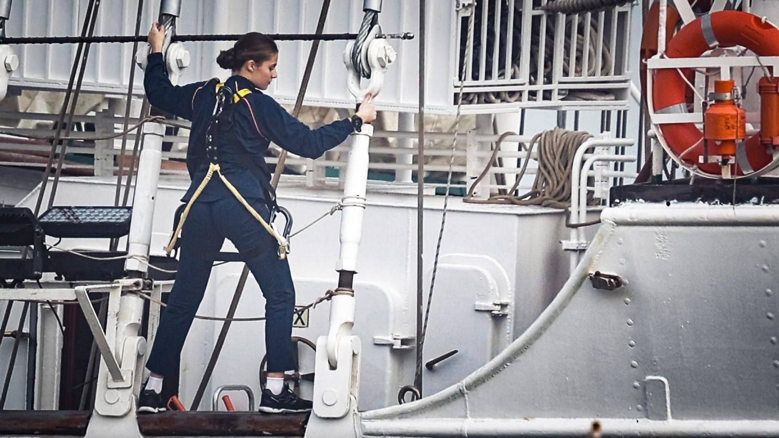 Las imágenes del viaje de la Princesa Leonor en el 'Juan Sebastián de Elcano'