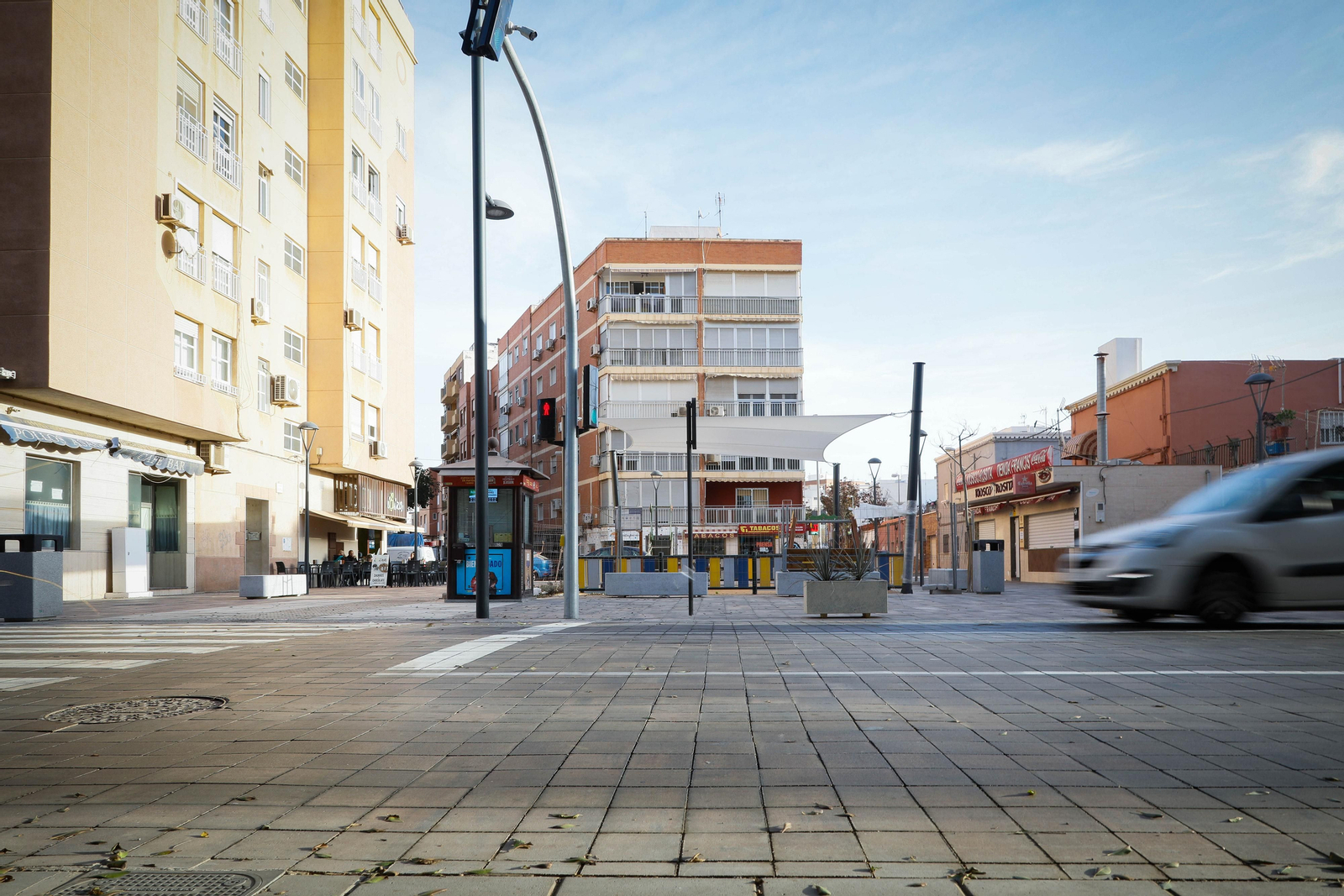 Imágenes de las calles en obras