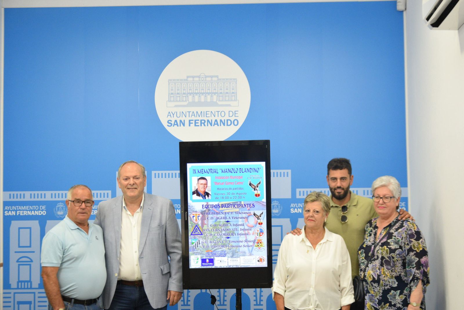 Presentación del Memorial Manuel Blandino, en el Ayuntamiento.
