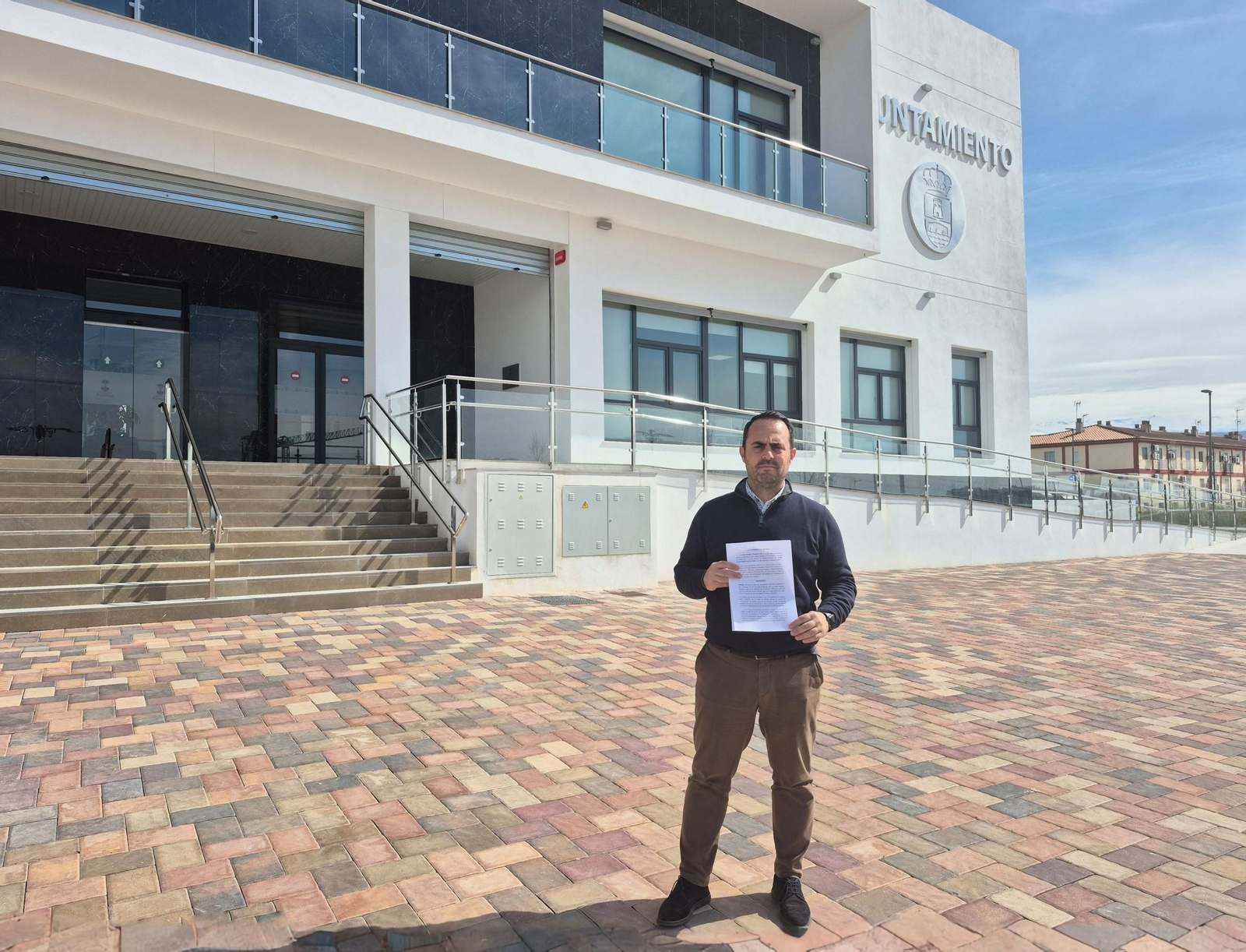 El alcalde de Pulianas, José Antonio Carranza