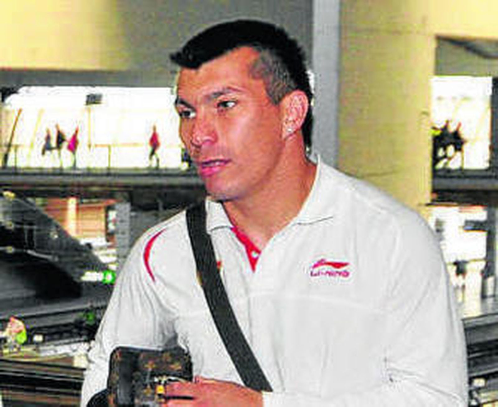 Coke y Fazio, en Santa Justa tras regresar ayer en AVE desde Madrid.