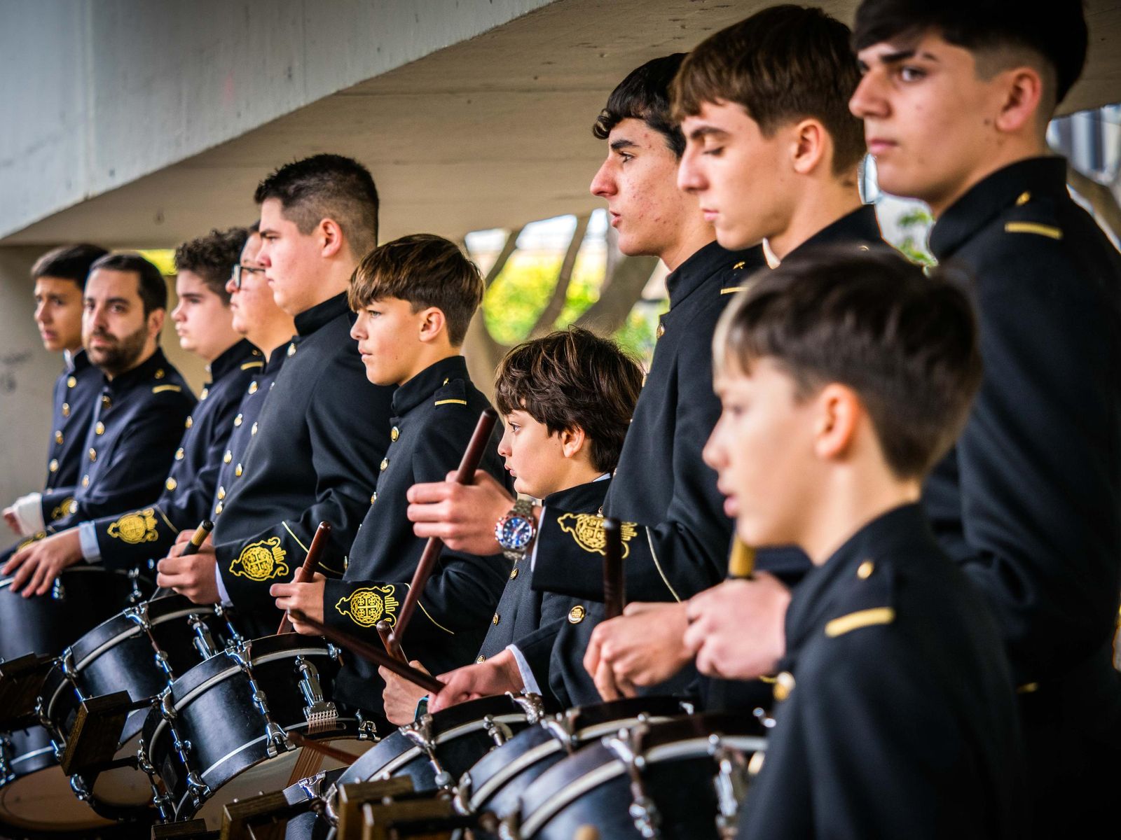 Sones cofrades en el Parque: celebrado el certamen de bandas de Nazareno en San Fernando
