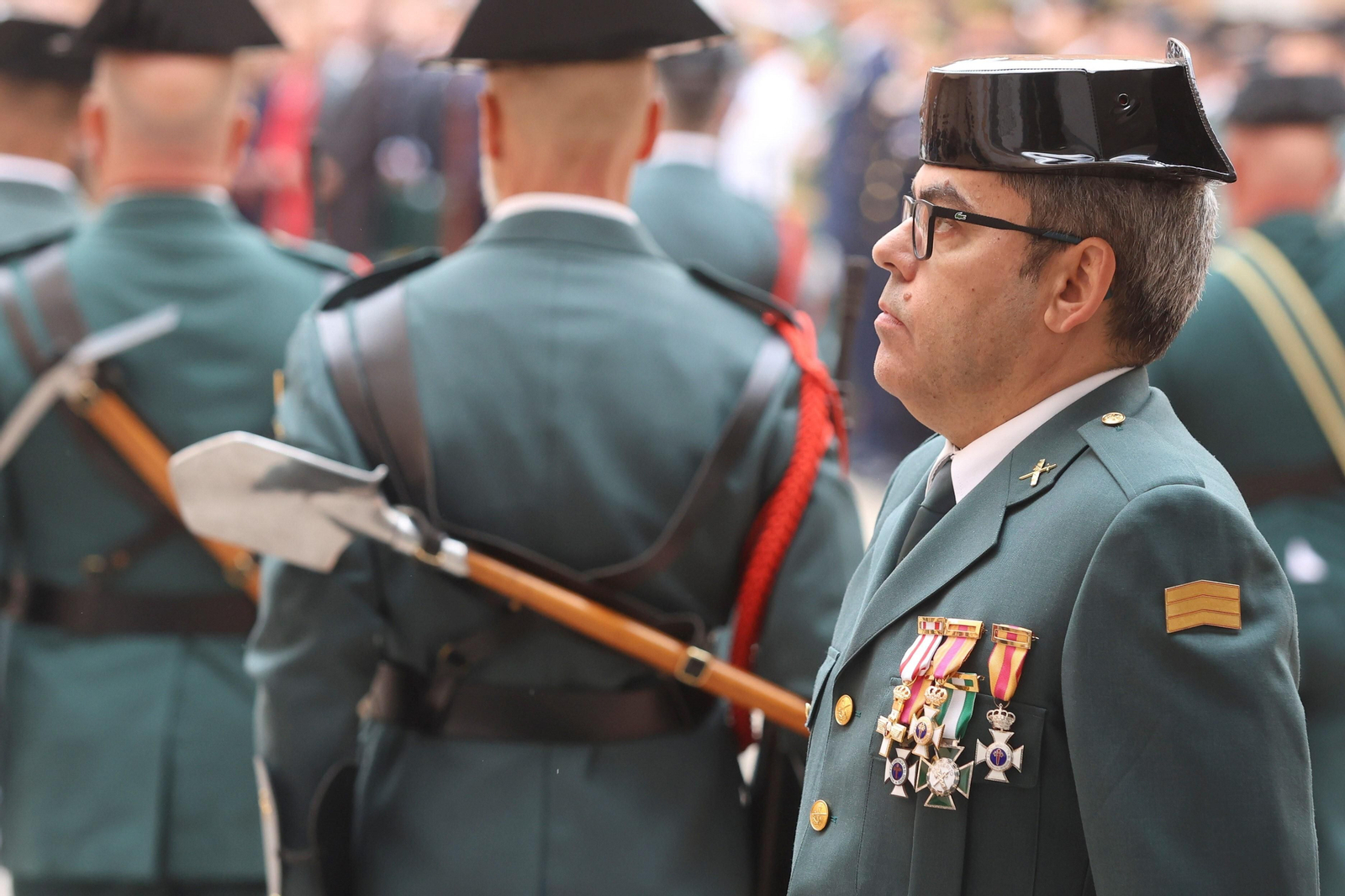 La Guardia Civil de Málaga homenajea a los agentes retirados en su 179 aniversario
