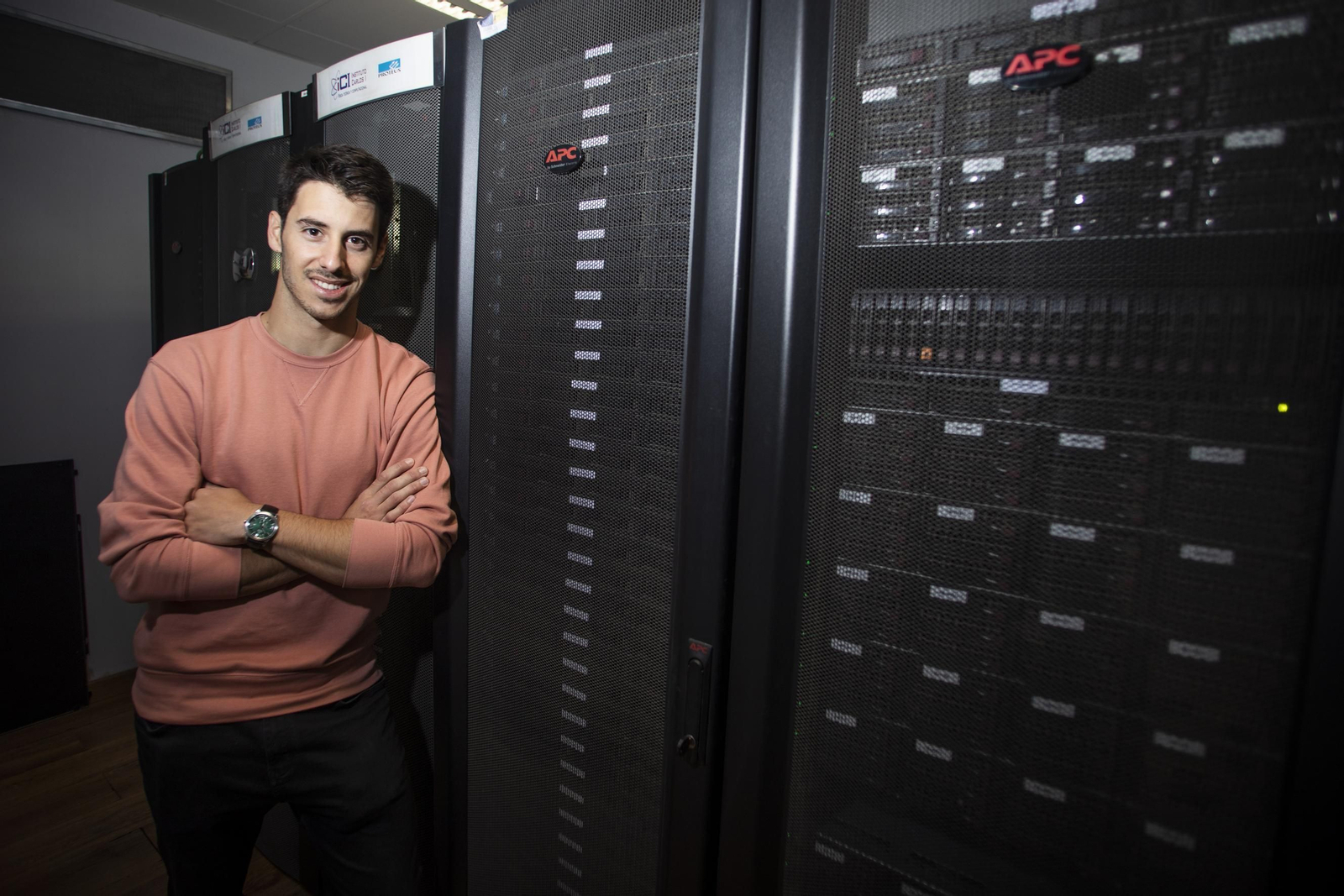 Guillermo Barrios, en la Facultad de Ciencias.