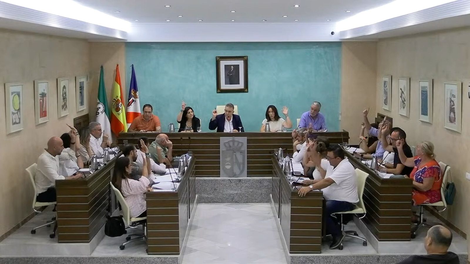 Pleno del Ayuntamiento de Almonte.