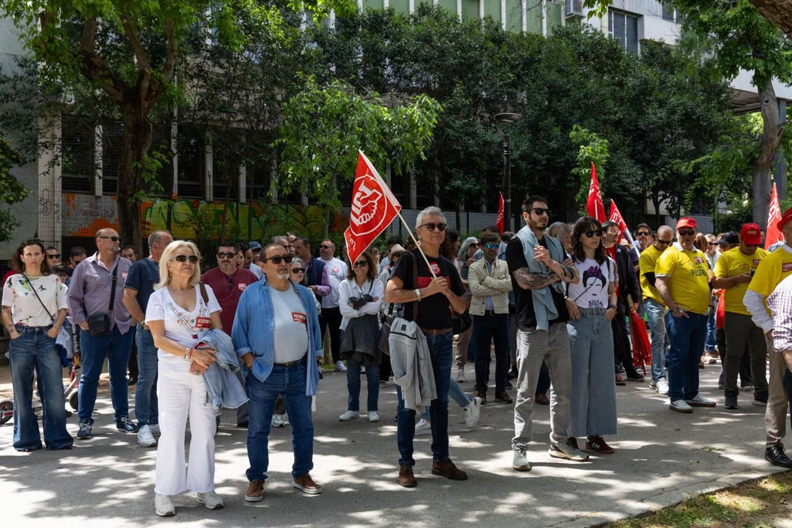 Manifestación convocada por el 1º de Mayo