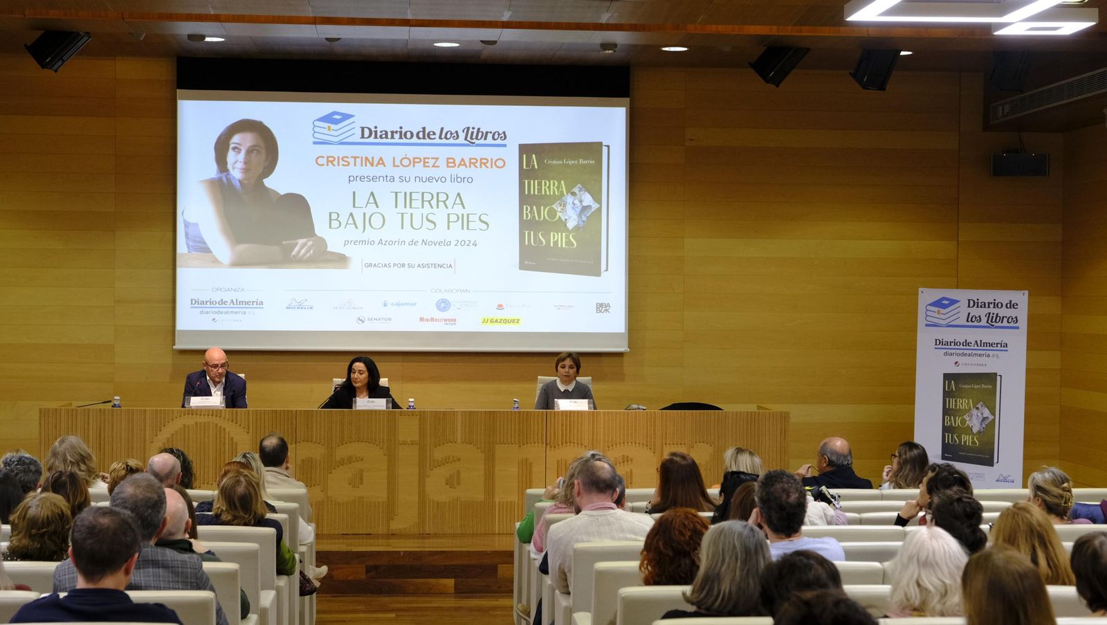 Antonio Lao, Cristina López Barrio y María del Mar Ruiz.