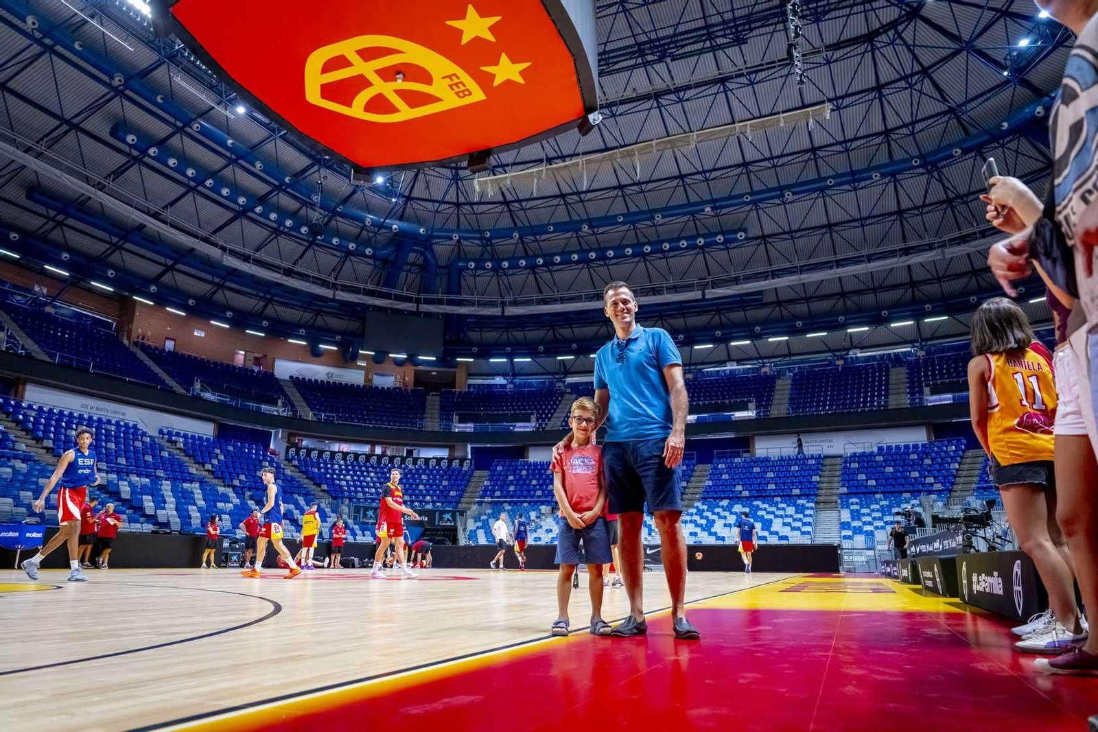 Así luce el Carpena customizado para los partidos de España