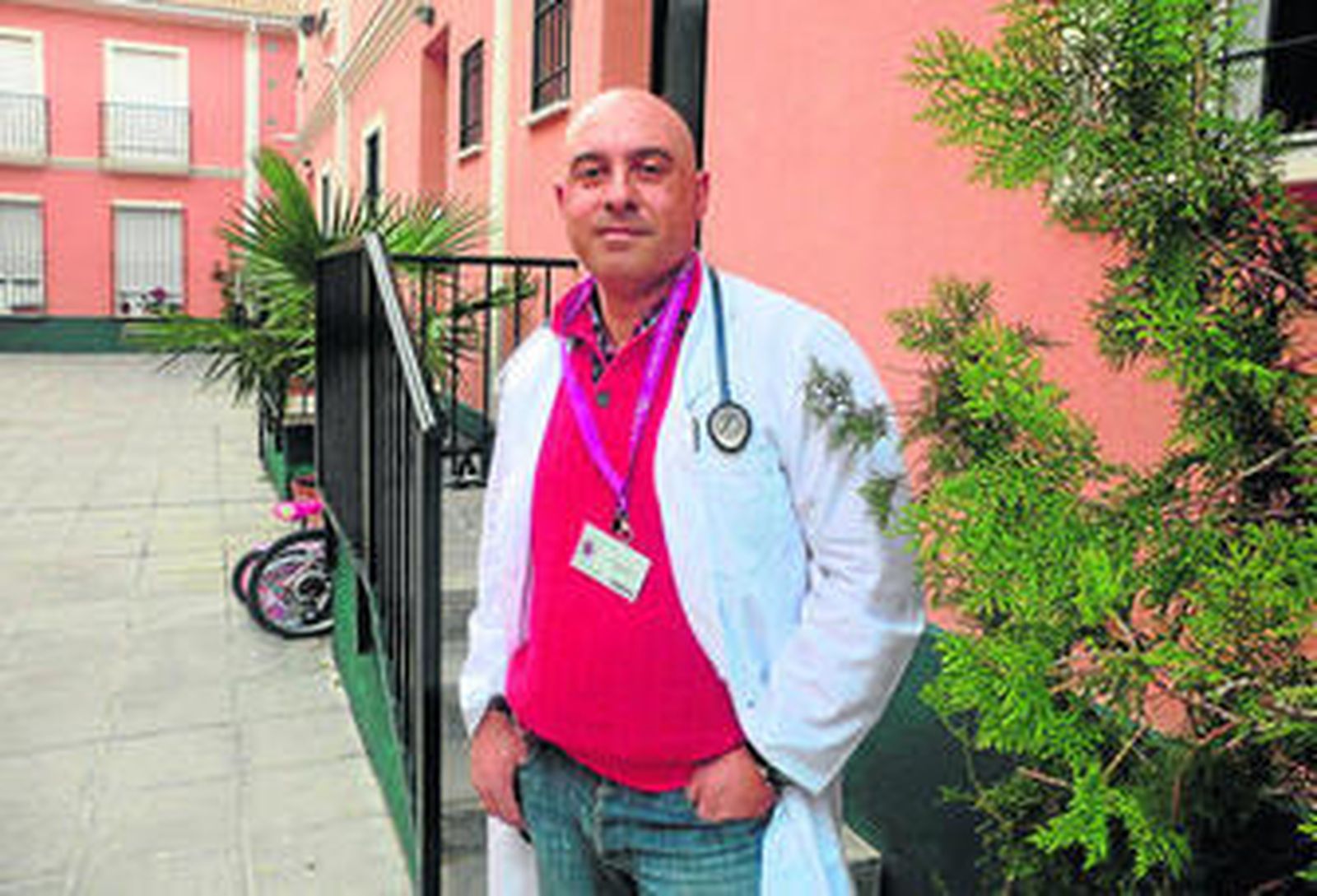 Daniel Marchal en su domicilio en la localidad de Palma del Río.