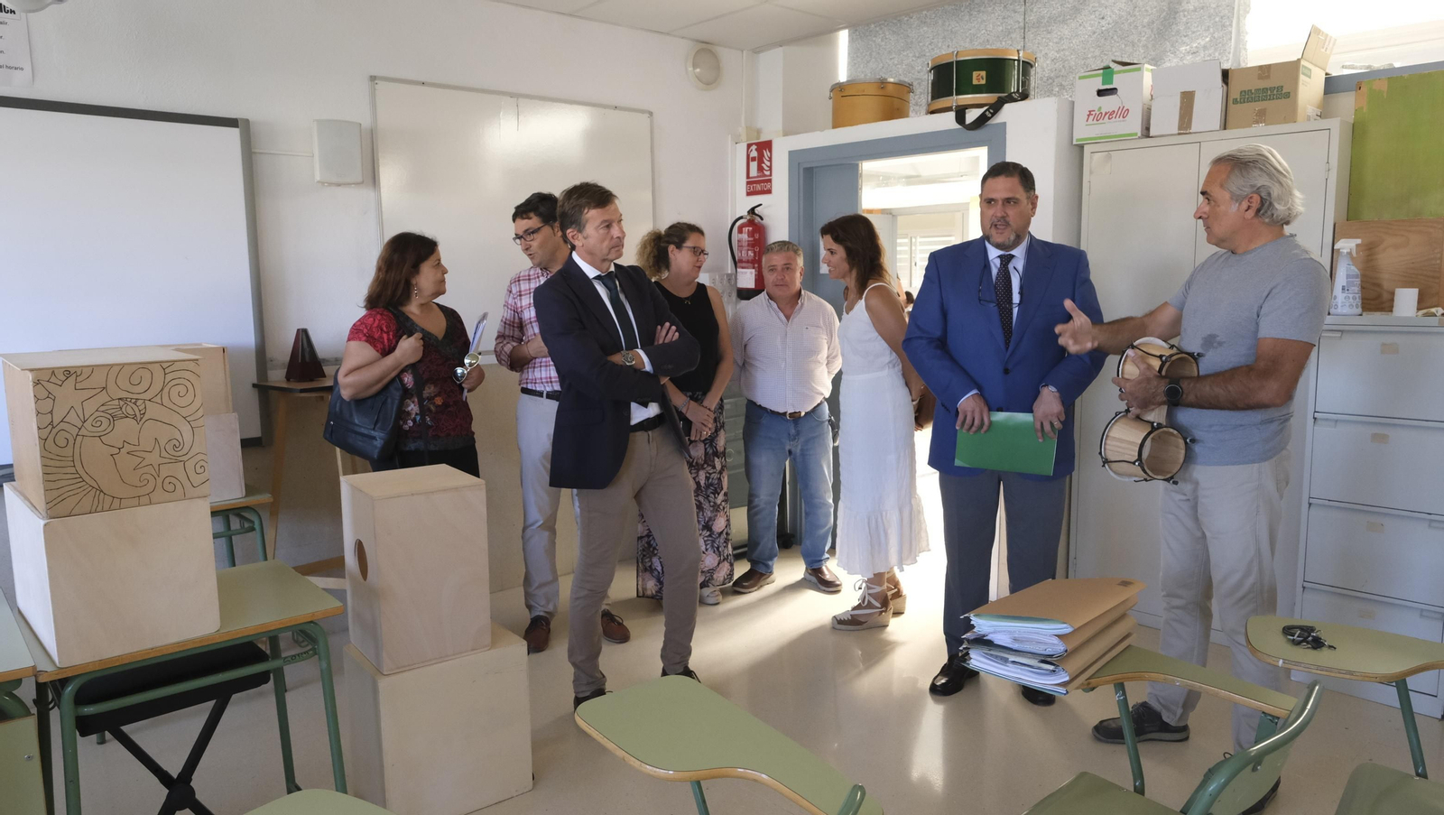 Imágenes del comienzo del nuevo curso de Secundaria en el IES Aurantia de Benahadux