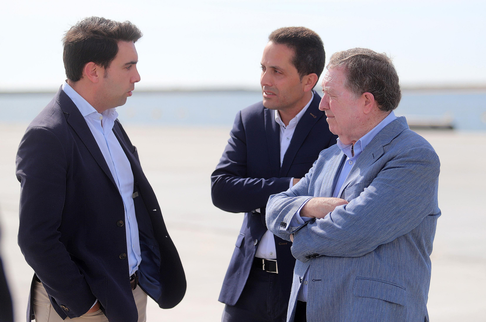 Imágenes de la inauguración de la ampliación norte del Muelle Sur del Puerto de Huelva