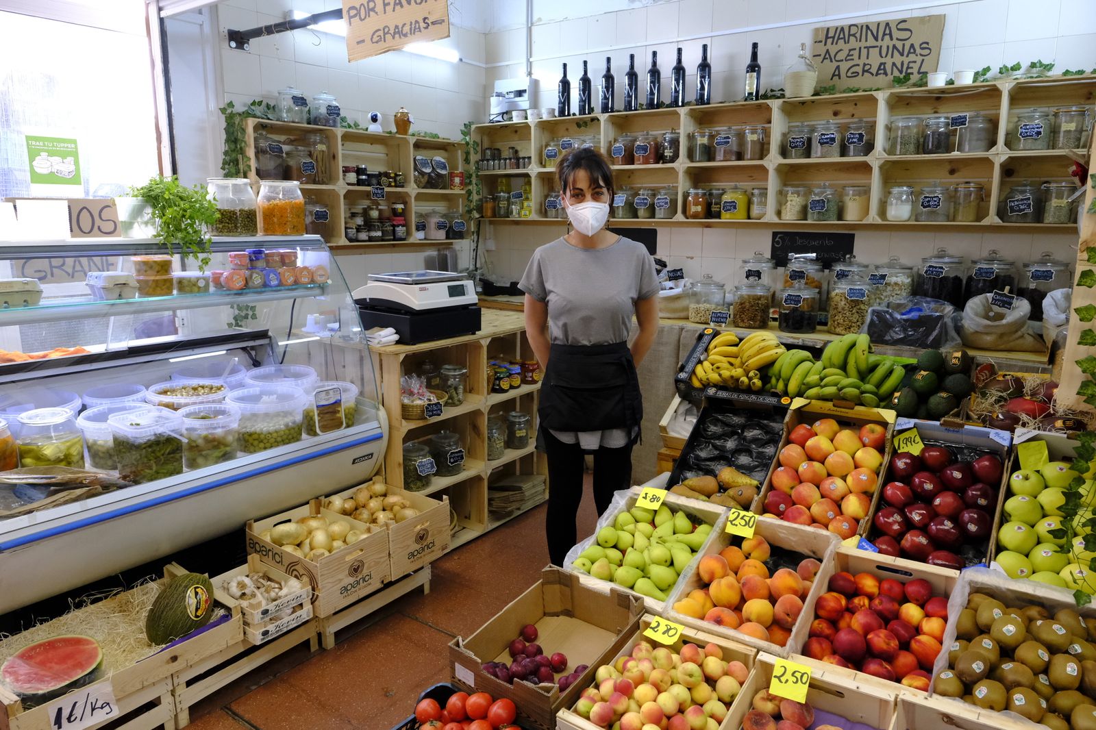 Juan Espadas, candidato a las primarias del PSOE, en Alhama y Bentarique. Almería