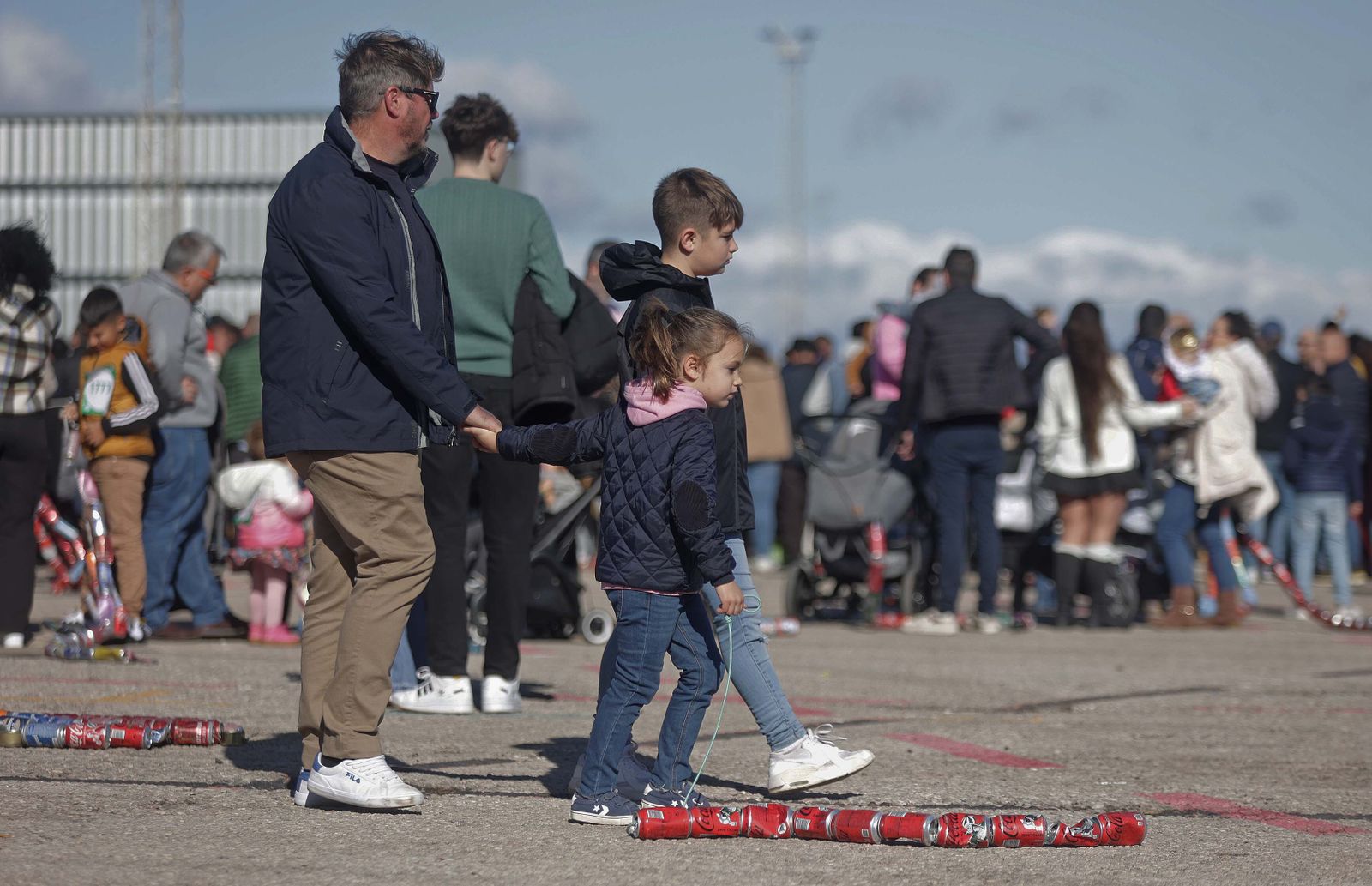 Fotos del arrastre de latas en Algeciras
