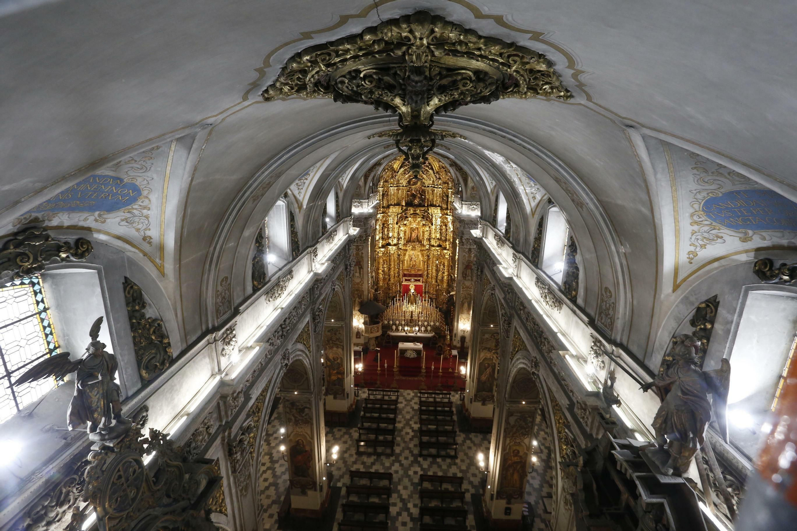 La restauración del coro alto de la parroquia de la Magdalena