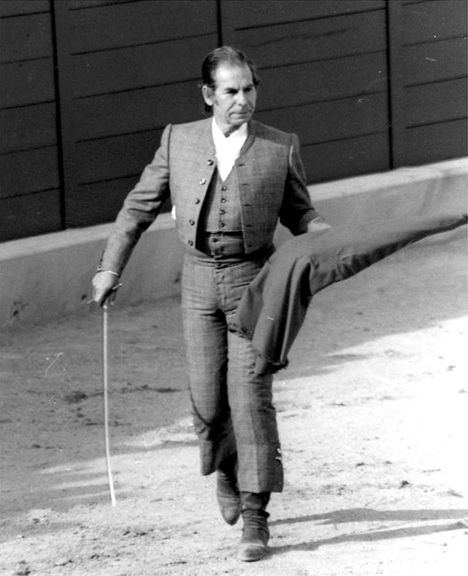 Rafael de Paula, con el estoque.