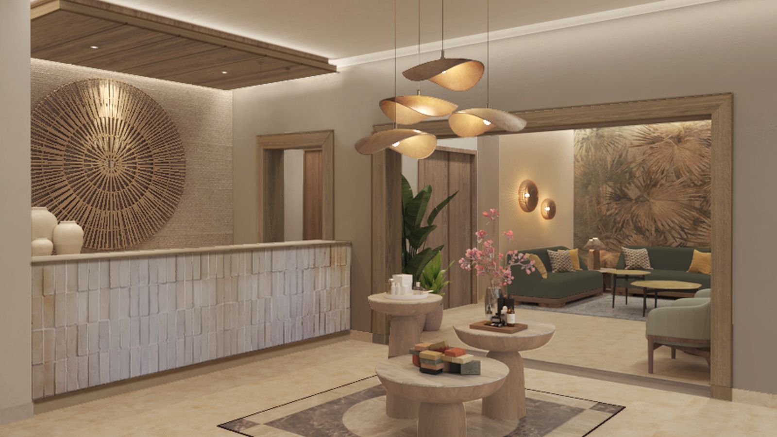 La nueva recepción.