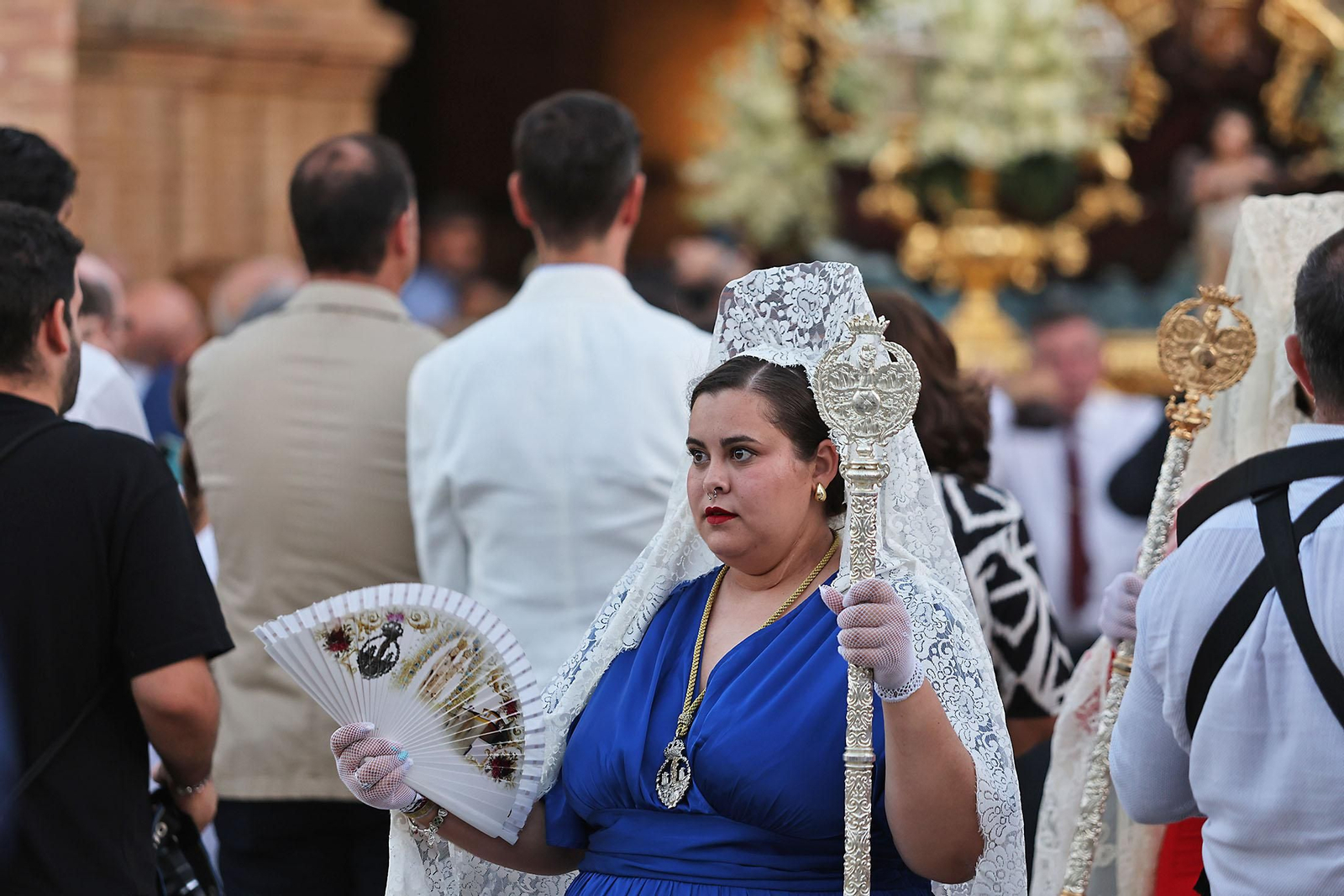 Imágenes de la procesión de Nuestra Señora de los Milagros en Palos de la Frontera Imágenes de la procesión de Nuestra Señora de los Milagros en Palos de la Frontera