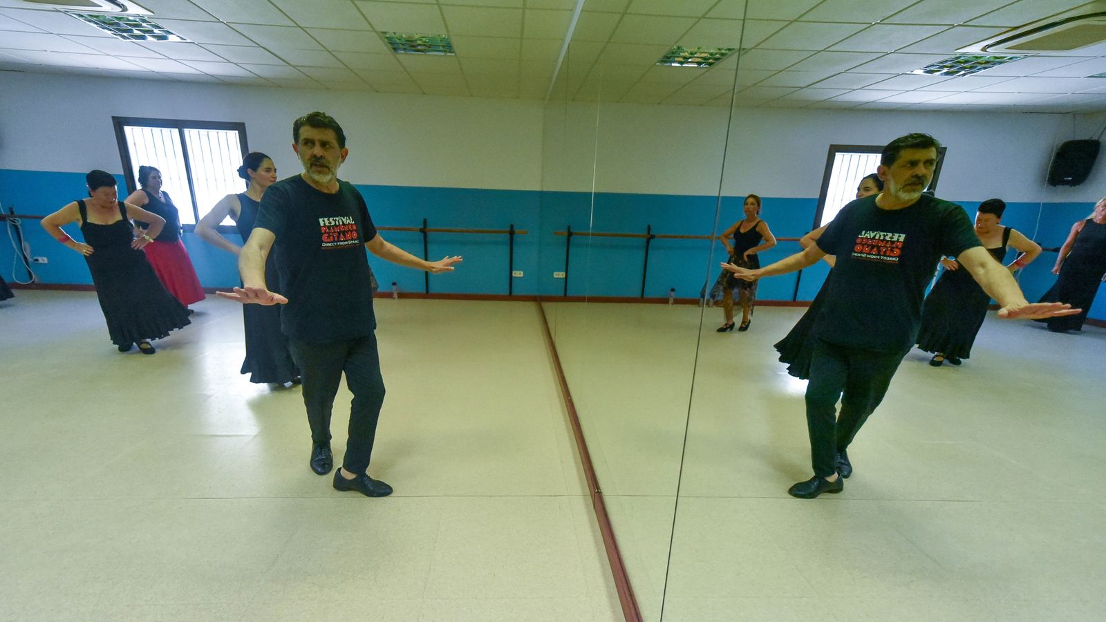 La masterclass de baile impartida por José el Pañero, en imágenes