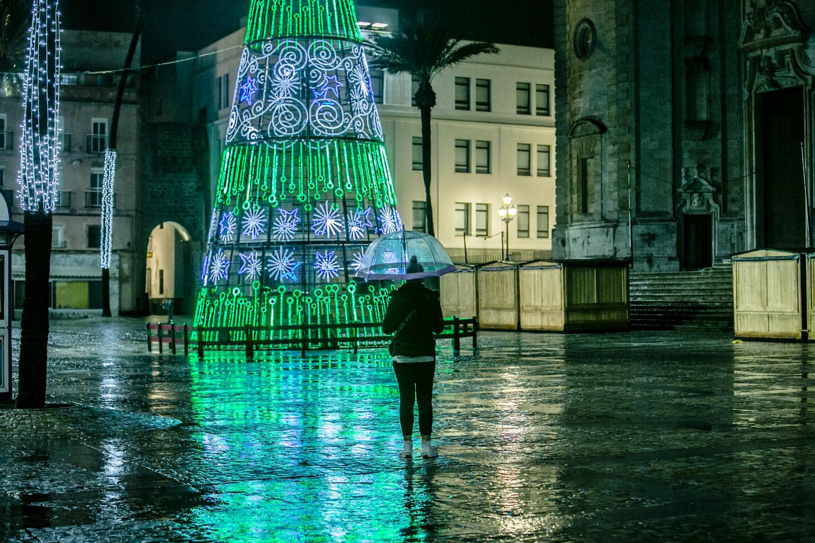 Fotos del alumbrado extraordinario de Navidad.