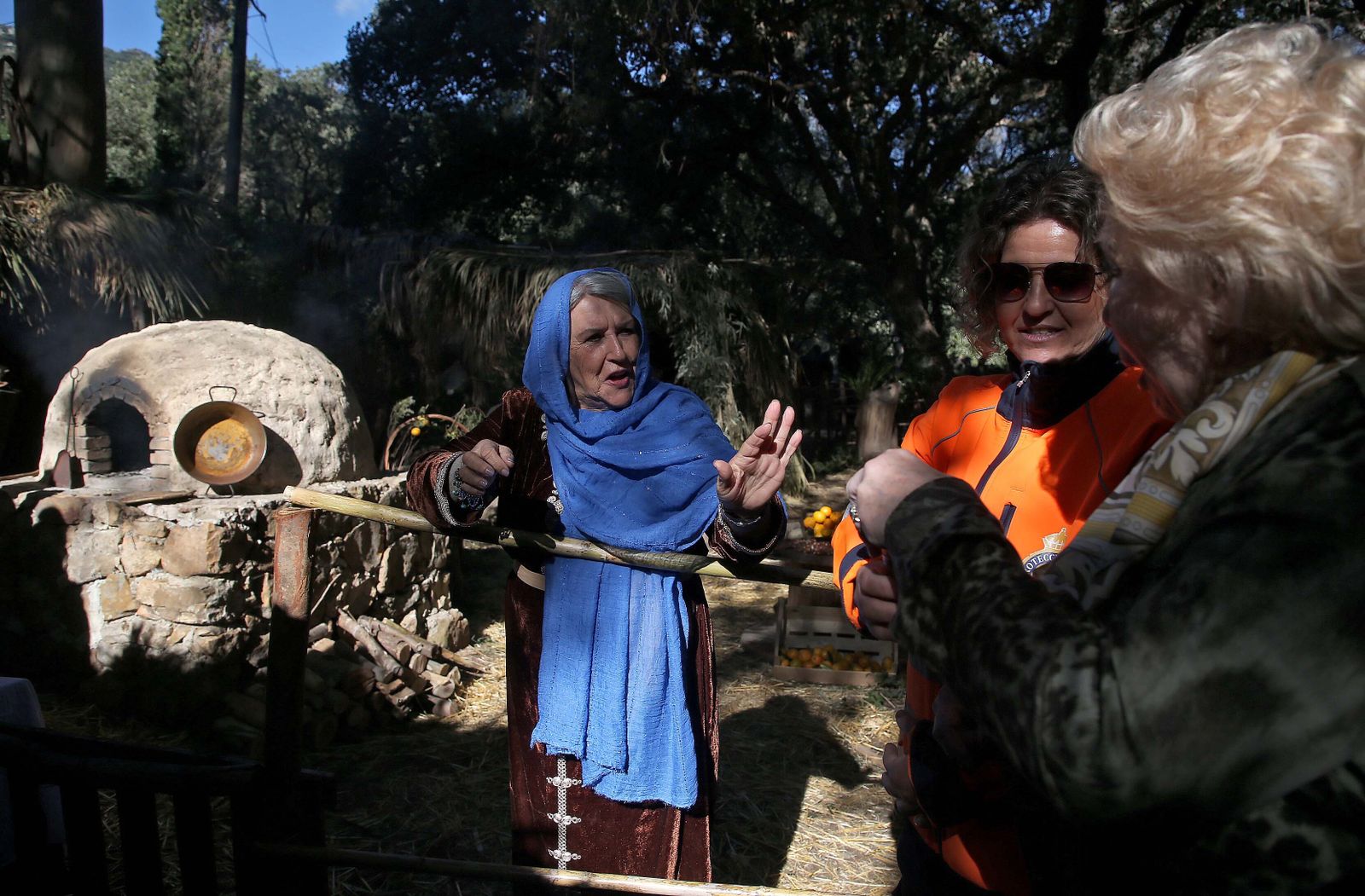 La inauguración del Belén Viviente de Pelayo, en imágenes