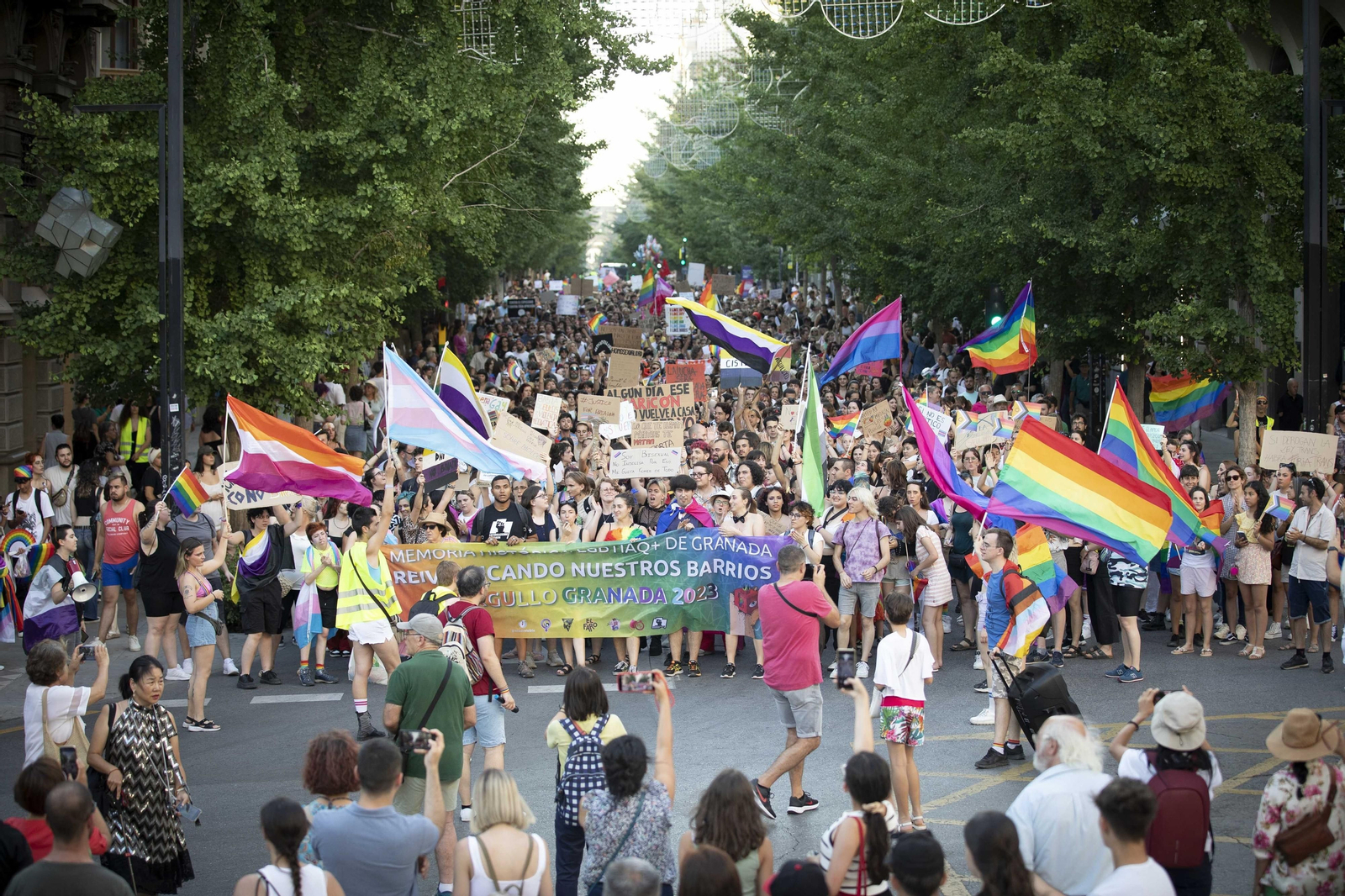 Manifestación del Orgullo en Granada, en imágenes