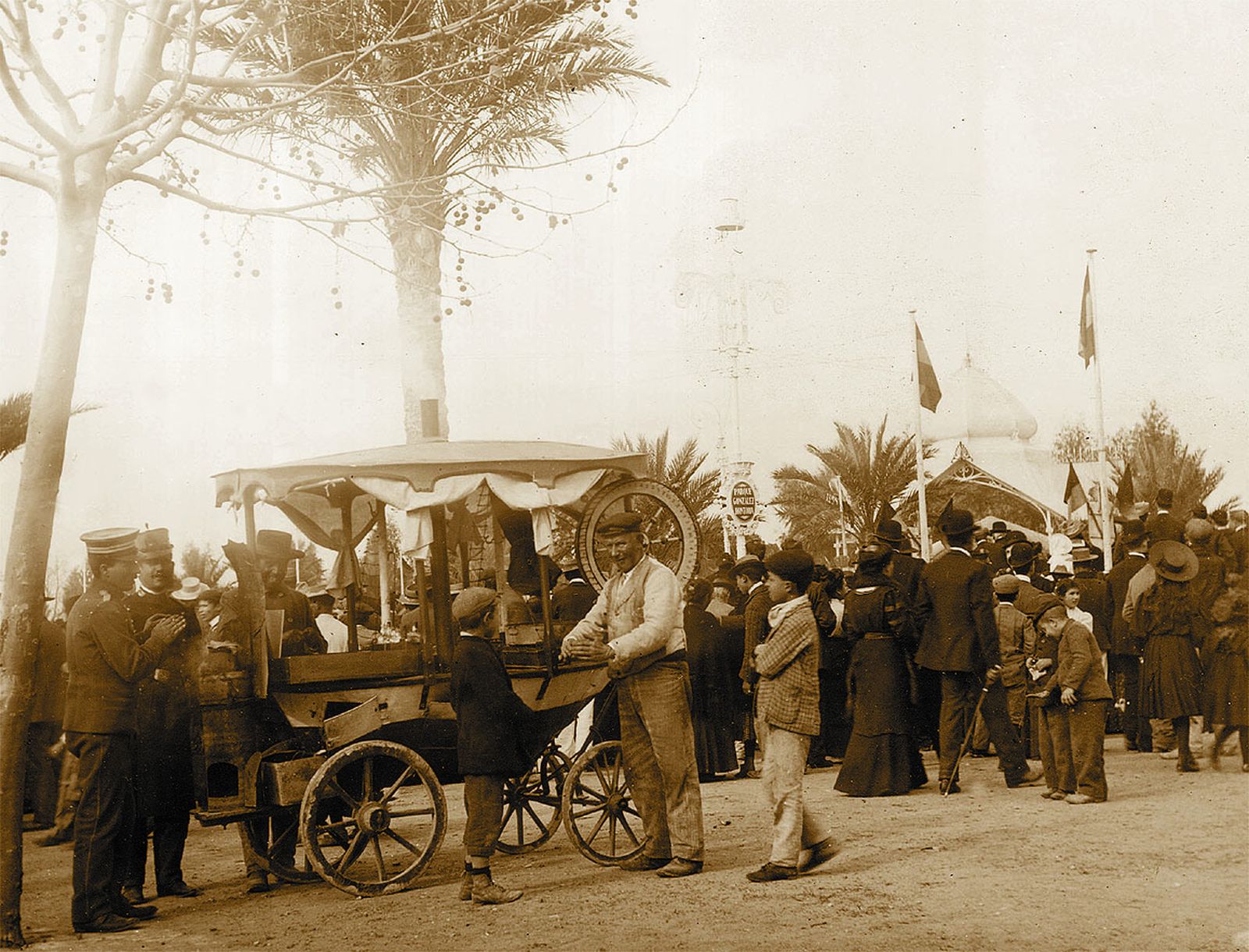 Cómo eran los puestos de la Feria