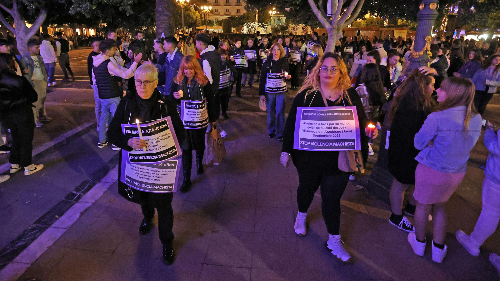 Manifestación en Jerez contra las Violencias Machistas