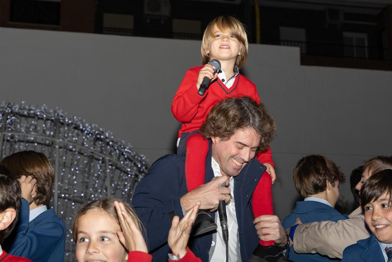 Inauguración del espectáculo de luz y sonido de la UPM