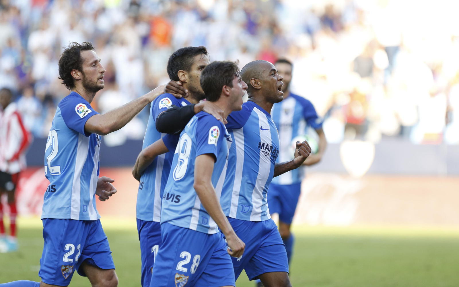 las imágenes del Málaga-Athletic de Bilbao