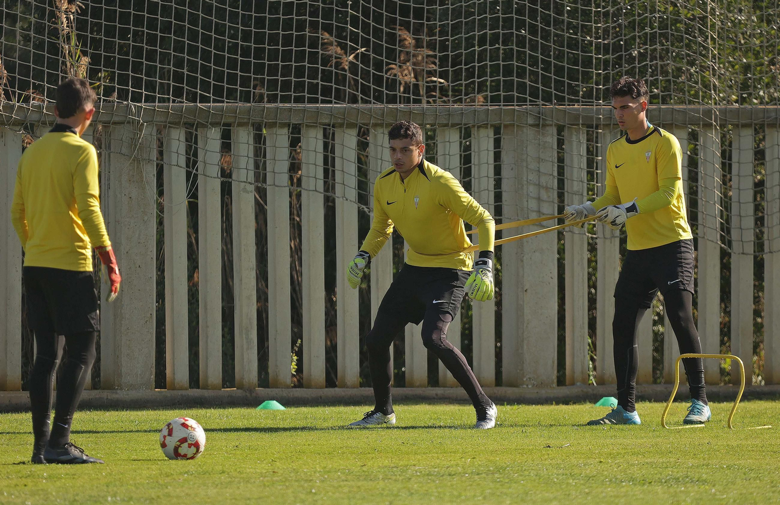 Fotos del entrenamiento del Algeciras preparatorio al partido del domingo en Marbella