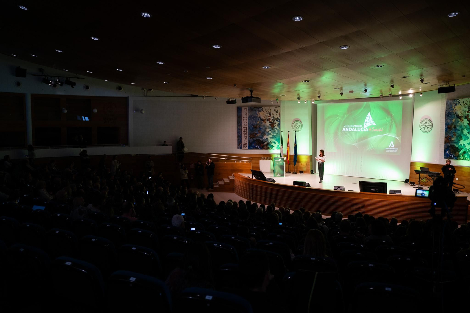 Imágenes de la VII edición de los Premios Andalucía + Social en la Universidad de Huelva