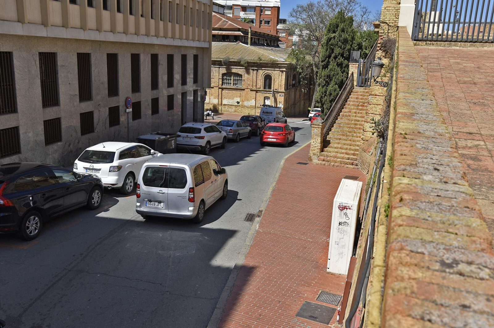 Imágenes de las calles que se incluirán en la peatonalización del centro