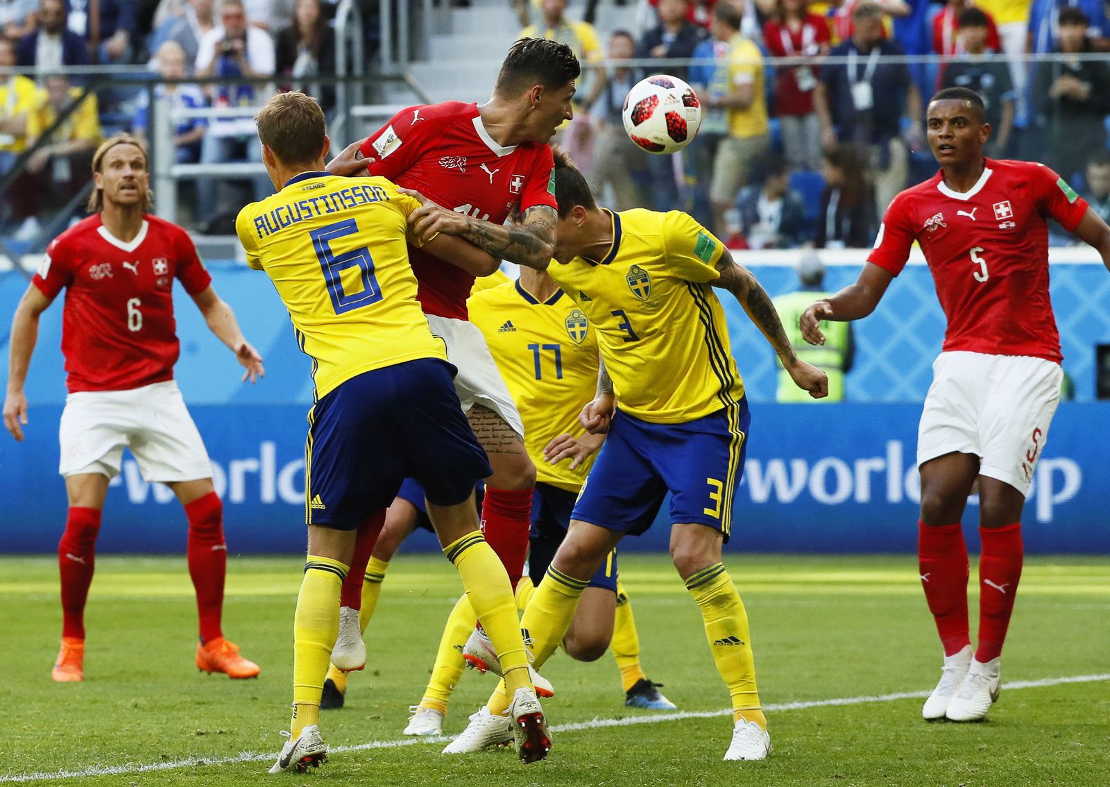 Las imágenes del Suecia-Suiza