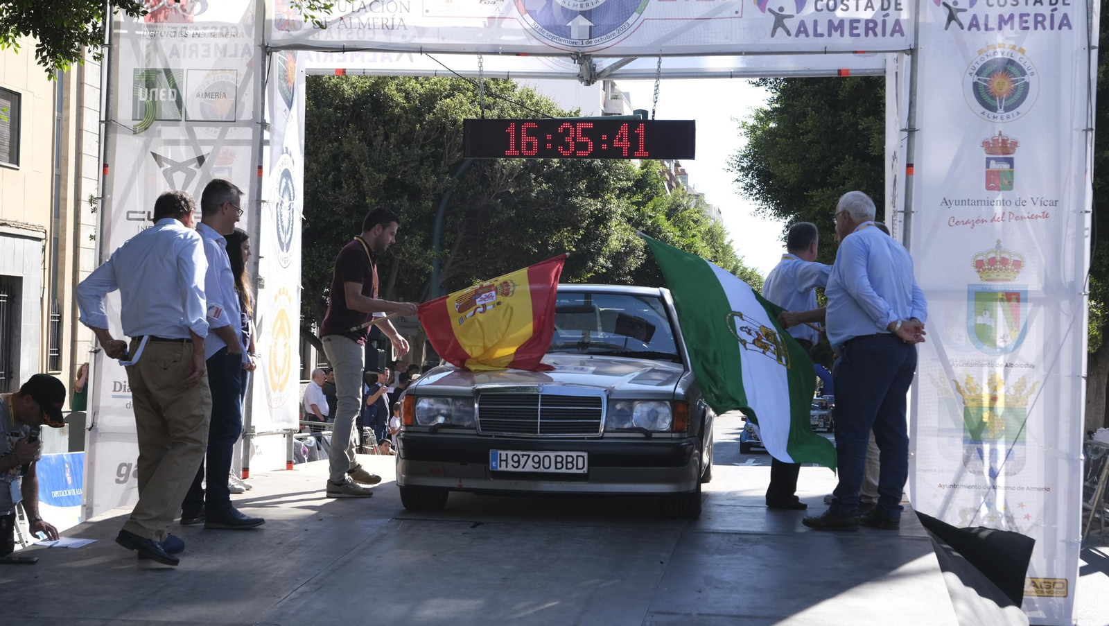 Imágenes de la salida del Rallye Costa de Almería