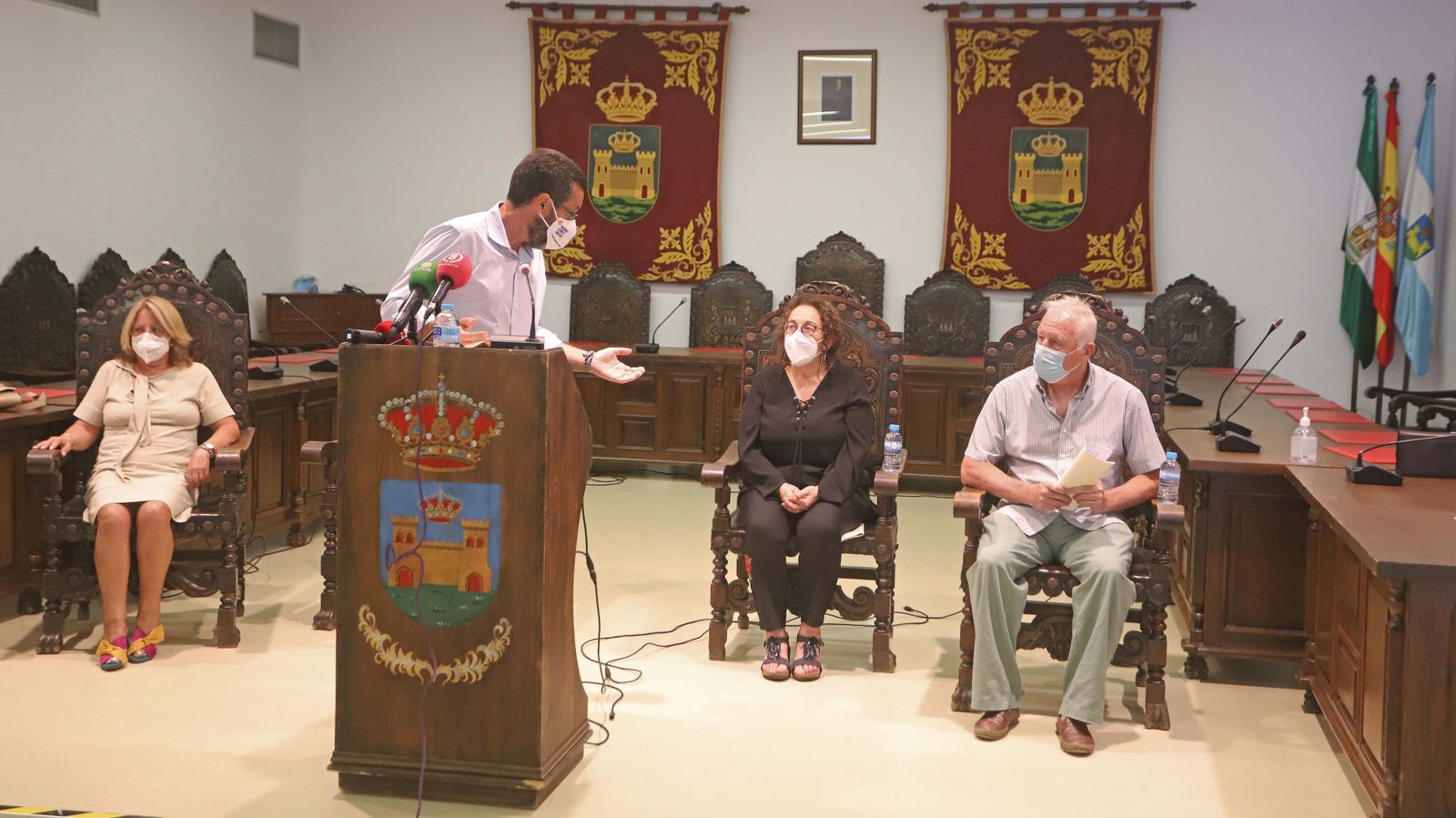 Fotos del reconocimiento a las victimas de bebés robados en La Línea