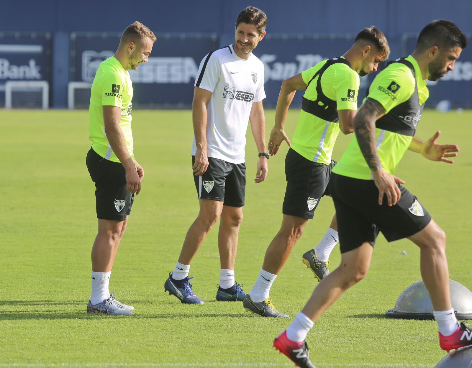 Las fotos del entrenamiento del Málaga en el Anexo de La Rosaleda