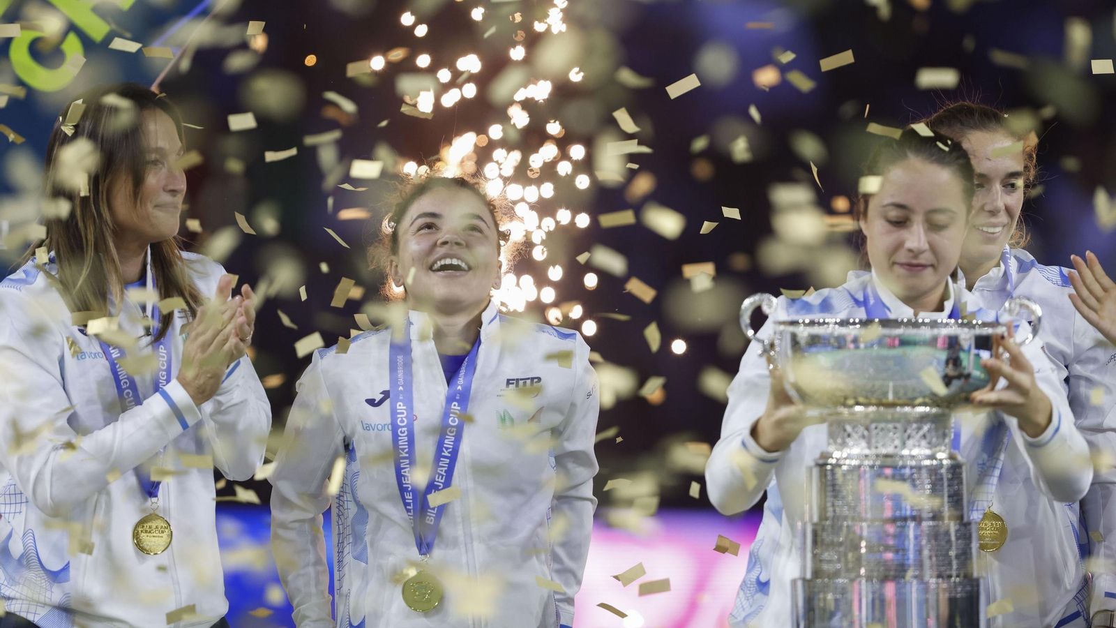 El Italia-Eslovaquia que coronó a las azzurri en Málaga, en fotos