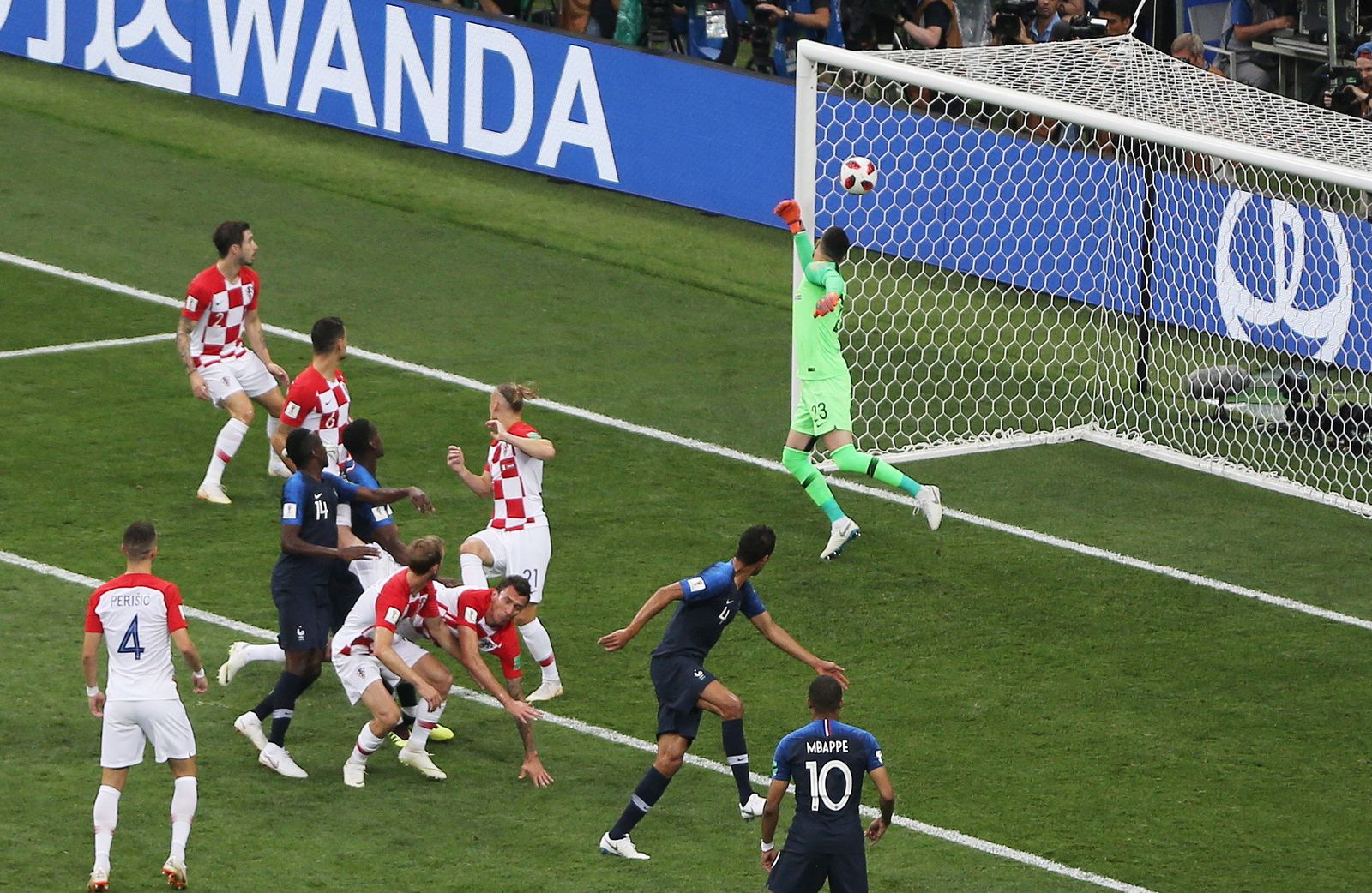 El Francia-Croacia de la final del Mundial de Rusia, en imágenes