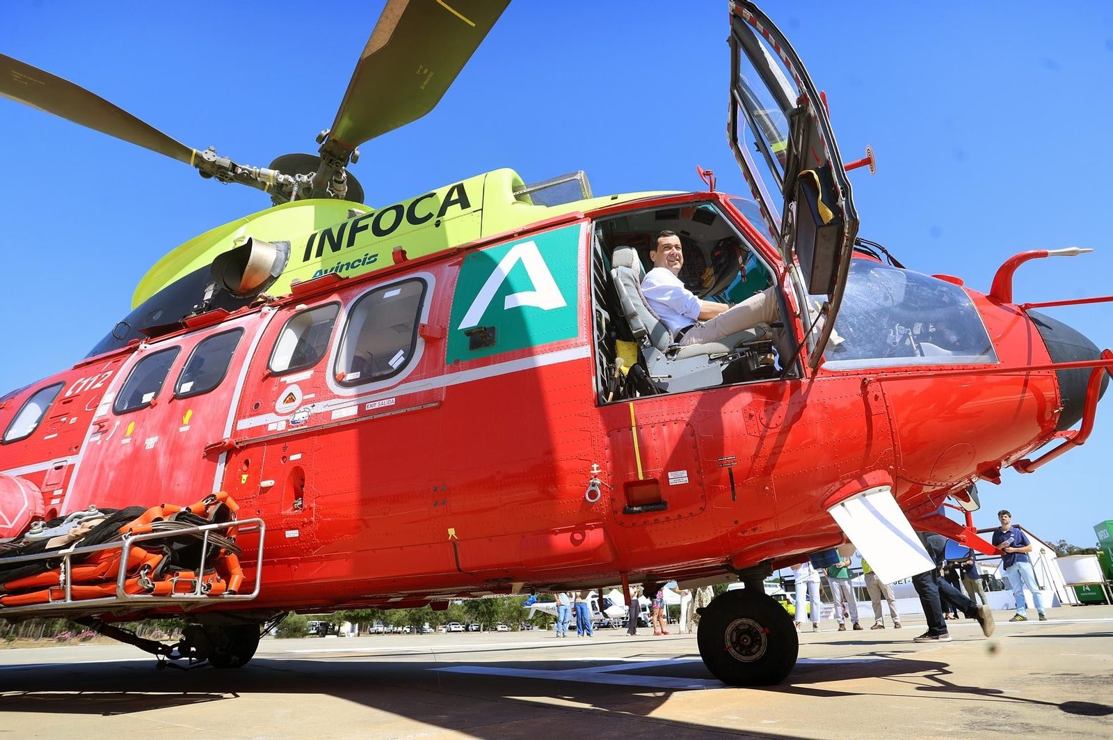 Imágenes de la presentación del Plan Infoca 2024 de prevención de incendios forestales