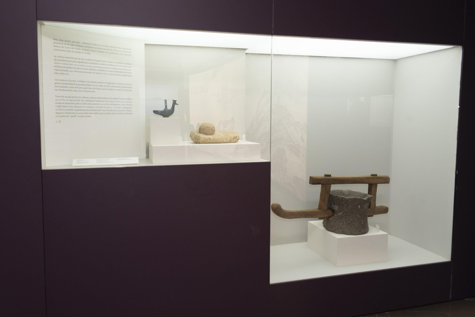 Fotos de la exposición permanente de Carteia en el Museo Municipal de San Roque