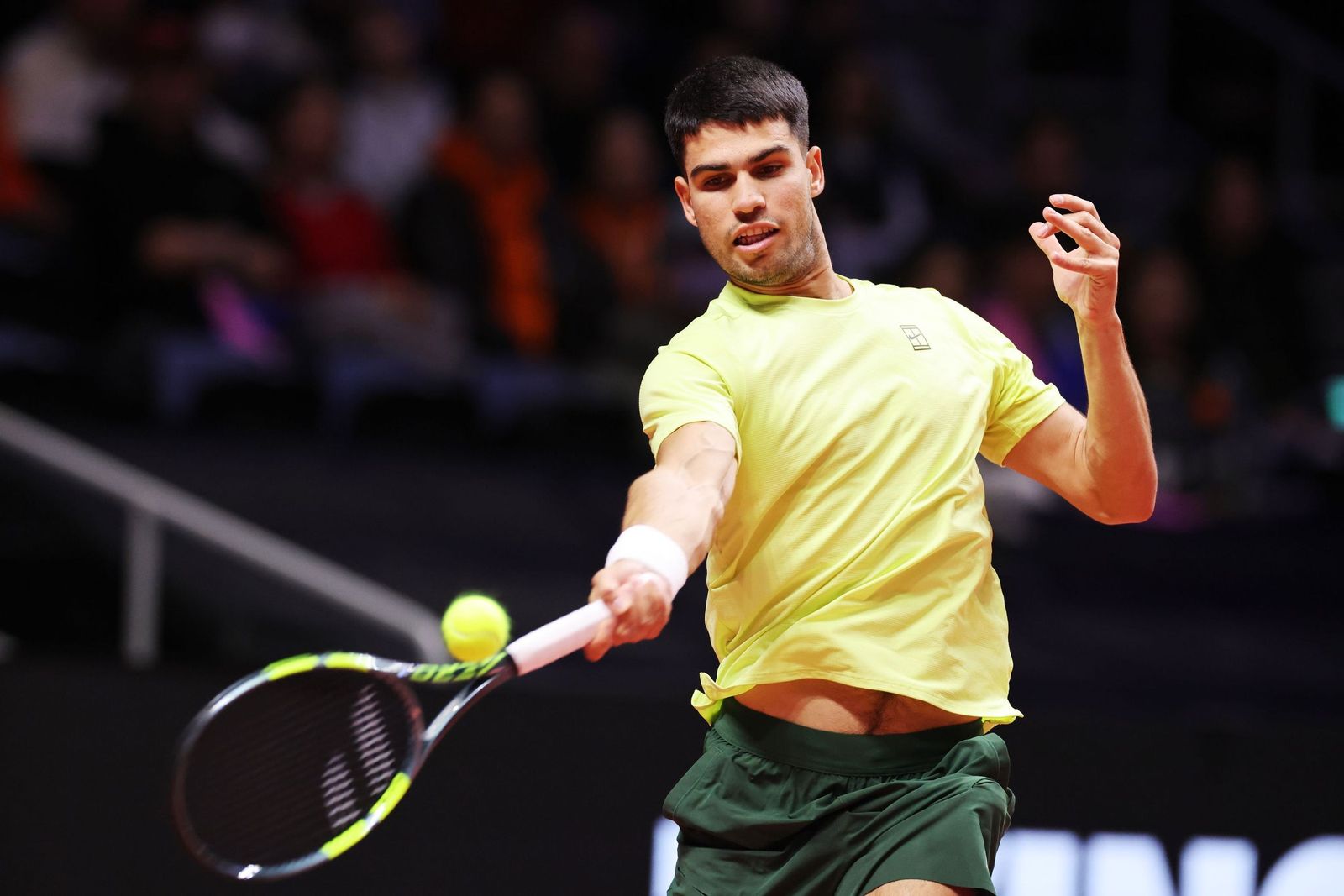 Las fotos de la exhibición entre Alcaraz y Sinner