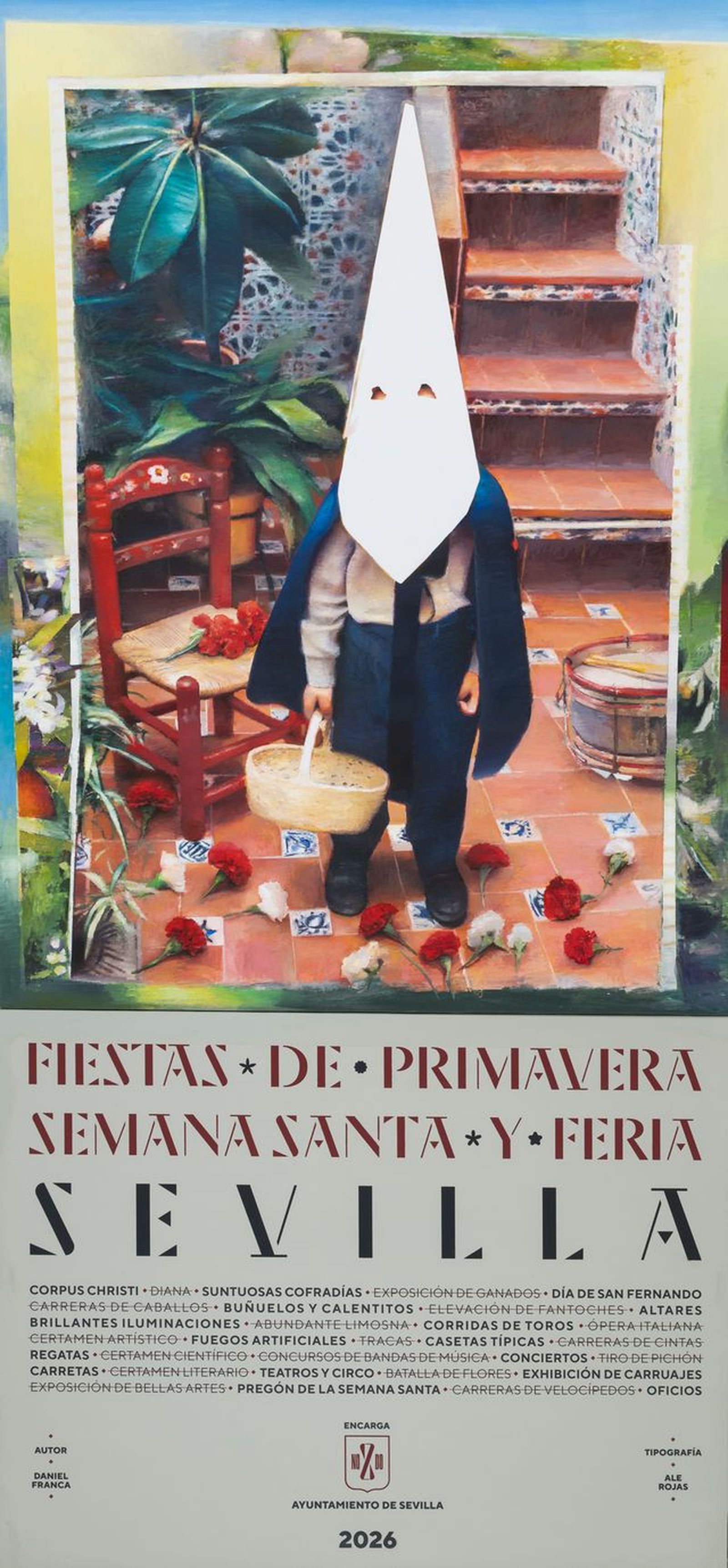 El cartel de las Fiestas de Primavera de Sevilla 2026.