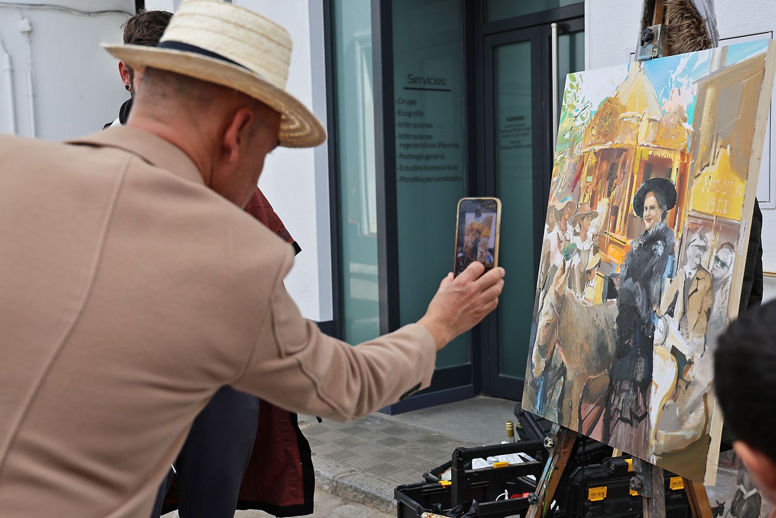 Imágenes del ambiente en la Feria de Época 1900 de Moguer