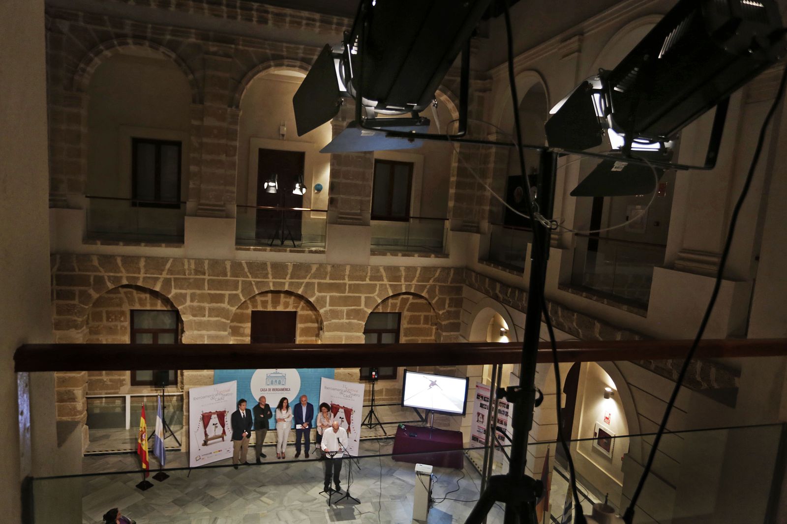 Presentación del Festival Iberoamericano de Teatro en la Casa Iberoamérica.