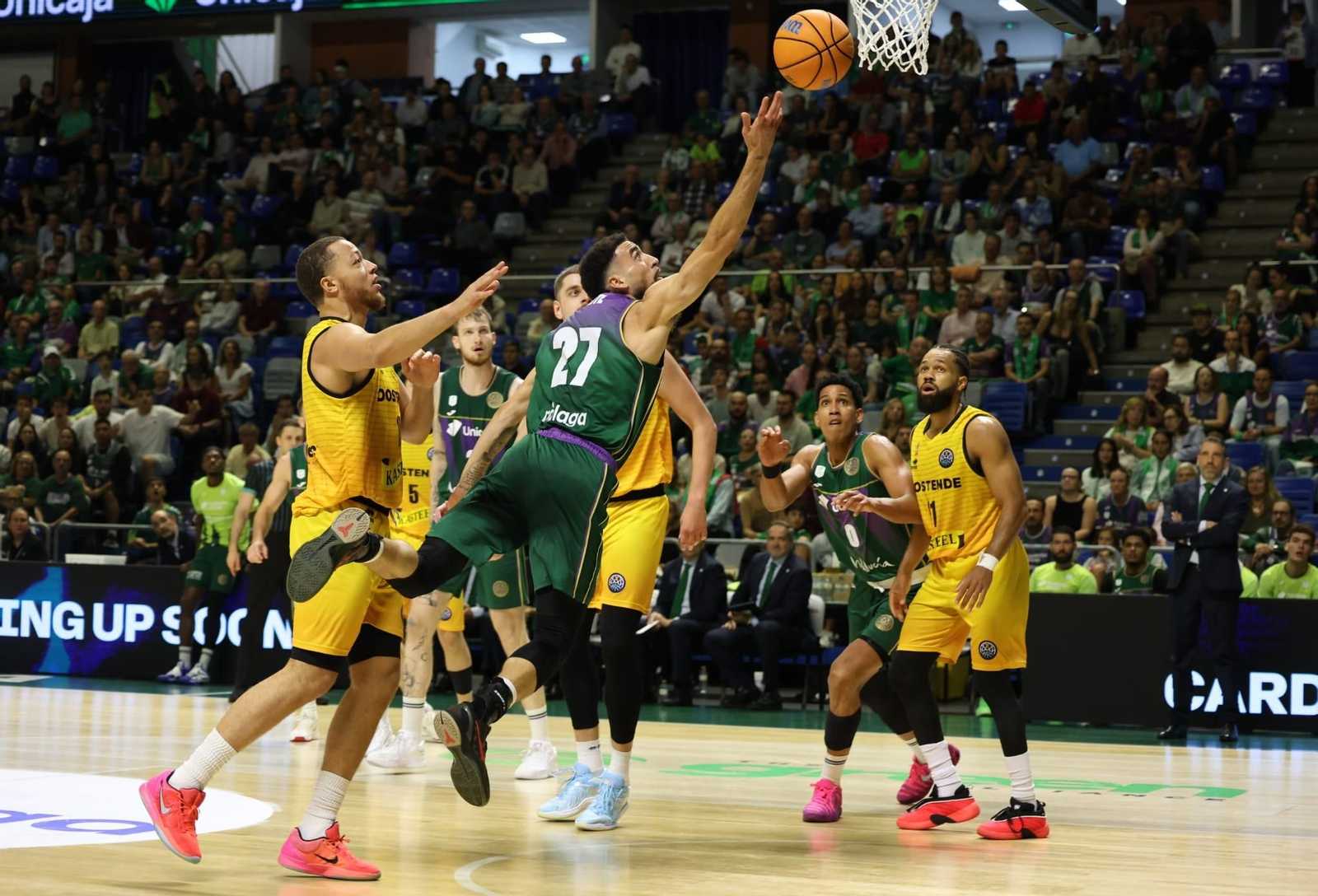El Unicaja-Filou Oostende, en fotos