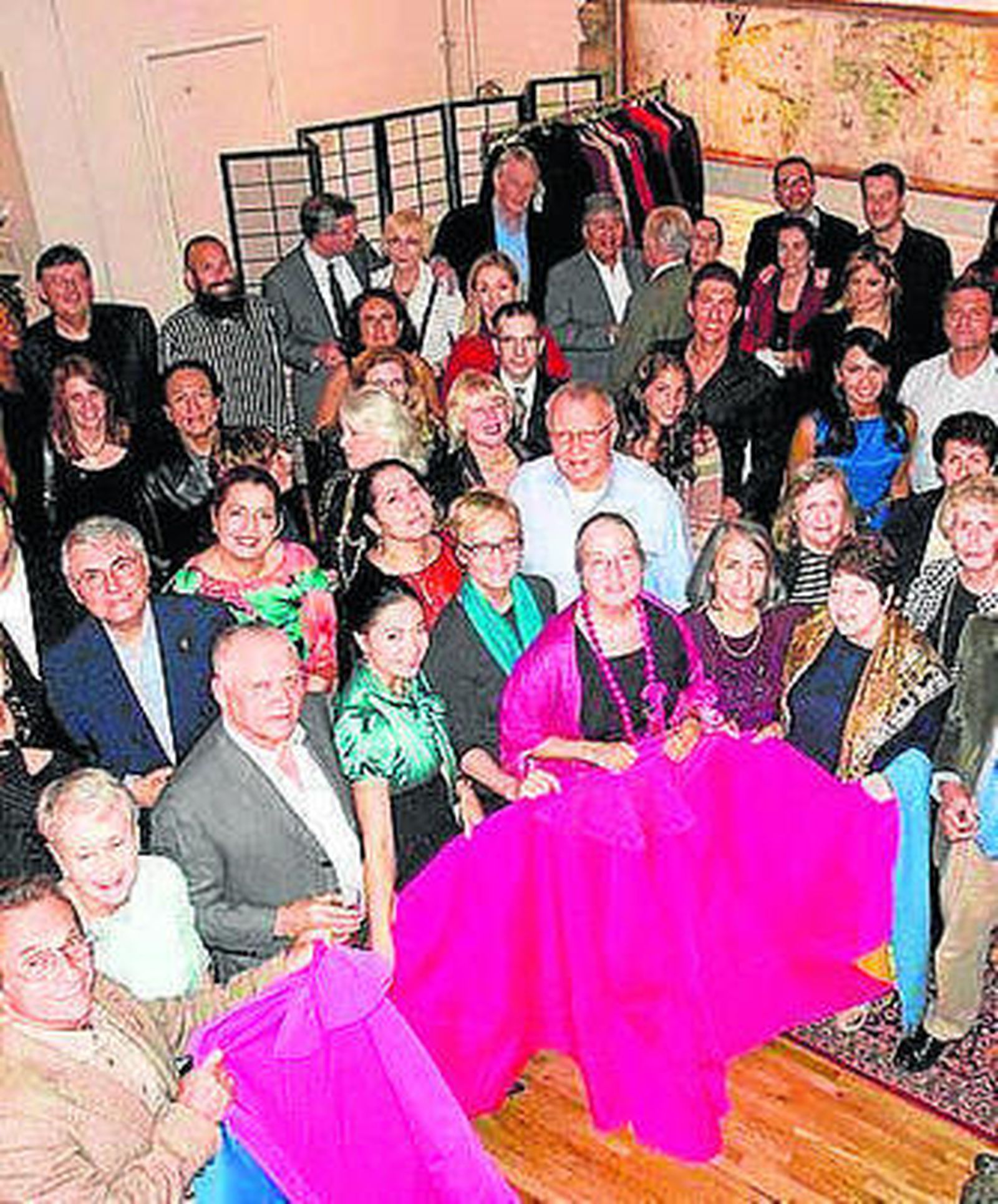 Miembros del Club en un acto.