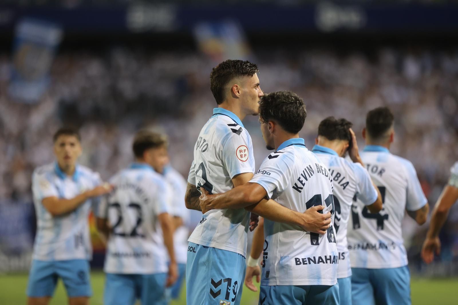 El Málaga CF-Atlético de Madrid B, en fotos