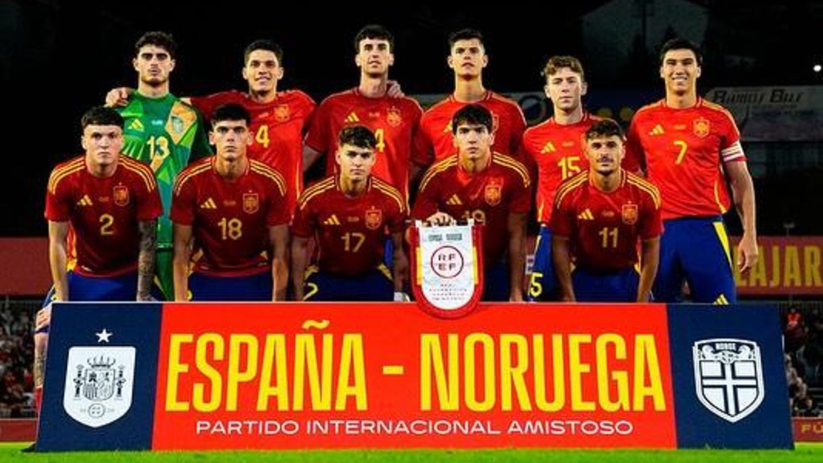Esquivel, en el once inicial de España sub 21.