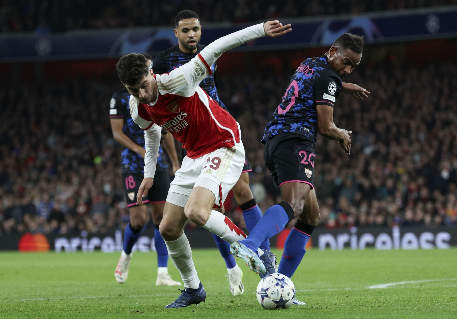 Las fotos del Arsenal-Sevilla de Champions