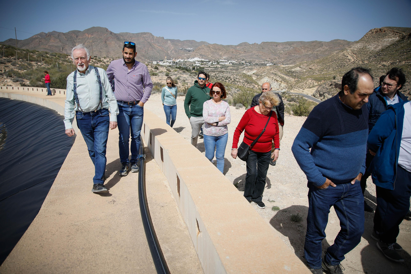 CUCN visita la desaladora de Carboneras y las balsas de Níjar